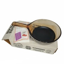 Vintage Corning Ware Vision Amber 0.5L Nonstick Frying Pan New In Box USA - £43.95 GBP