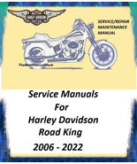 2006 - 2022 Harley Davidson Road King Touring Models Workshop Service Manuals  - $31.95