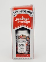 Poo Pourri Before You Go Toilet Spray Peaches Cream Jasmine Vanilla 2 oz - $16.35 CAD