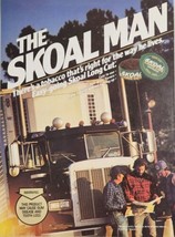 1989 Print Ad Skoal Smokeless Tobacco Semi-Truck Drivers Look at Map - £14.16 GBP