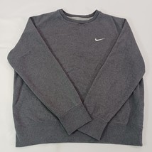 Nike Men's Gray Cotton Blend Fleece Pullover Sweater Size Large  image 12