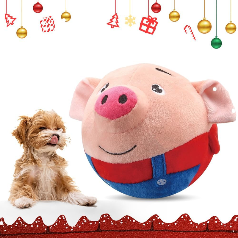 2025 Upgrade Active Moving Pet Plush Toy, Squeaky Dog Ball Toy Interactive Dog T Item image 8
