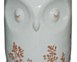 BATH &amp; BODY WORKS WHITE OWL PEDESTAL 3 WICK CANDLE HOLDER NEW Ceramic - $29.60