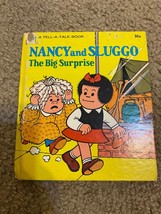 Nancy And Sluggo The Big Surprise Lewis Childrens 1974 Whitman TELL-A-TALE Book - $8.59