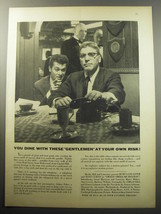 1957 Sweet Smell of Success Movie Ad - You dine with these gentlemen - £14.45 GBP