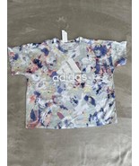 Adidas Girl&#39;s Tye Dye Flower T-Shirt Large - $19.63 CAD