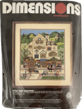 Dimensions Needlepoint Kit, Olde Time Shoppes, Charles Wysocki, 14&quot;x16&quot;, NEW - £29.11 GBP