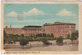 Postcard St Mary&#39;s Hospital Timmins Ontario - £2.31 GBP