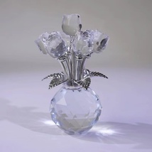 SAVENNA Exquisite and luxurious crystal flower decorations - $679.26 MXN