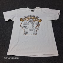 Vintage Wisconsin Americas Dairyland T Shirt Tultex Size Large White Cre... - $15.56
