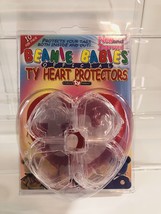 Official Ty Beanie Baby Heart Tag Protectors 10 Pack New and Improved 1999 VTG - £15.40 GBP