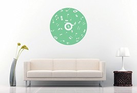 Mint 20&quot; CD and Music Notes Music Note DIY Sticker Home Décor Wall Art - £10.01 GBP