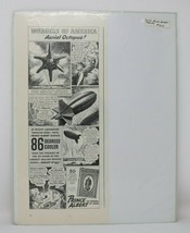 Prince Albert Cigarette Tobacco Vintage Ad Wonders of America Aerial Octopus HTF - £5.90 GBP
