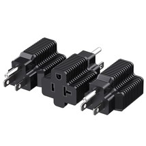 Cable Matters 3-Pack 15 Amp to 20 Amp Adapter Plug, 20 Amp to 15 Amp Plu... - £14.22 GBP
