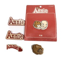 Little Orphan Annie Pin Collection 1981 Set of 5 - £30.66 GBP