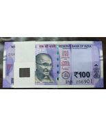 India, 100 Rupees 2020, New Issued Note, 5 Piece Lot of the Same...-
sho... - $16.15