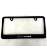 NICE USED SUBARU LICENSE PLATE FRAME WITH EMBLEM LOGO NAMEPLATE BADGE EM... - €22,11 EUR