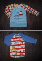 NEW Boutique Dr Seuss Cat in the Hat Boys Long Sleeve Shirt - £10.22 GBP