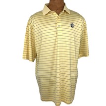 Peter Millar Country Club of York  Polo Shirt Yellow Large - $39.59