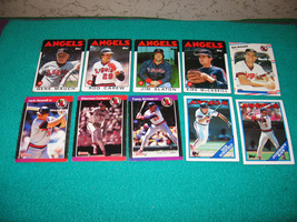 1980&#39;s 1990&#39;s California Angels Baseball Cards 54 Total - £5.47 GBP