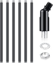 The Sloped Ceiling Adapter Kits Threaded Extension Rod Lighting, 9 Pcs., 12 Inch - £27.92 GBP