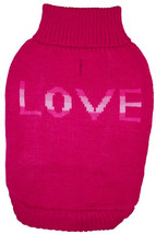 Fashion Pet True Love Dog Sweater Pink Medium - 1 count Fashion Pet True Love Do - £17.10 GBP