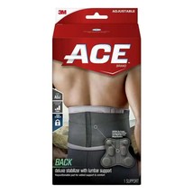 ACE Back Deluxe Stabilizer With Lumbar Support (Gray) One Size Adjustable - £22.64 GBP