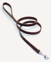 Circle T Latigo Leather Dog Leash Brown 1ea/1 In X 6 ft - £92.54 GBP