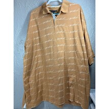Marithe Francois Girbaud Polo Shirt Mens Spellout Signature Gold Vintage... - $39.95