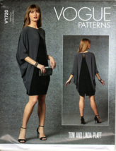 Vogue V1720 Misses S to XXL Designer Tom and Linda Platt Dress Sewing Pattern - £20.69 GBP