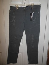 NWT Mens 7 Souls Gray Jeans 40x34 Distressed&amp;Textured - £23.53 GBP