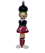 De Carlini Plaid Soldier Blown Glass Ornament Made in Italy - $605.49 MXN