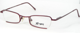 Vintage X-TASY By Rk Design X016 120 Bordeaux Eyeglasses Glasses 49-20-134mm - £43.80 GBP