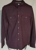 Goodfellow &amp; Co™ ~ Men&#39;s Size Large ~ Long Sleeve ~  Burgundy ~  Button ... - $29.92