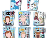 40Pcs Frozen Make A Face Stickers For Kids, Frozen Birthday Party Favors... - $25.99