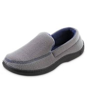 Isotoner Men&#39;s Roman Recycled Fleece Moccasin Slippers Ash - $35.00