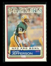 Vintage 1983 Topps Nfc Pro Bowl Football Trading Card #80 John Jefferson Packers - £3.90 GBP
