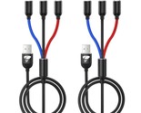 Multi Charging Cable, Multi Charger Cable Nylon Braided 3 In 1 Charging ... - £18.35 GBP