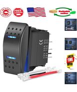 Durable Waterproof Rocker Switch with 20 Amp Rating - Perfect for Vehicles - $192.54 MXN