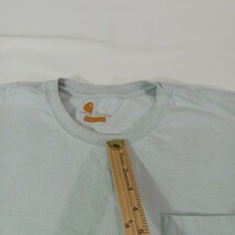 Carhartt K87-120 Men's Light Blue Cotton Short Sleeve Crewneck T-Shirt Size XL image 4