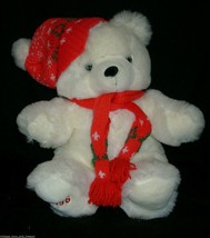16&quot; Big 1996 Christmas Teddy Bear Main Joy Limited Stuffed Animal Plush Toy 10TH - £26.08 GBP