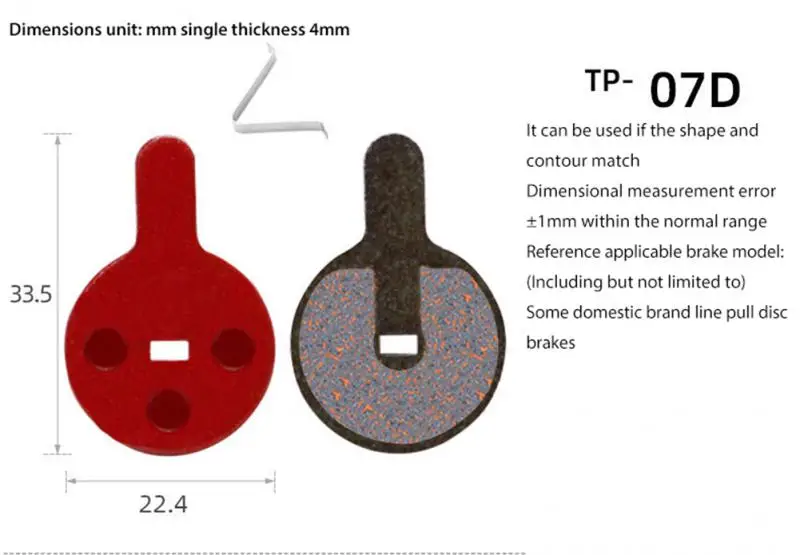 1Pairs (2 Pcs) MTB Bicycle Hydraulic Disc ke Pads Semi-lic Bike ke For SHIMANO S - £91.82 GBP