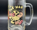 Vtg Pac-Man Bally Midway Drinking Glass Beer Mug Stein Video Game Arcade... - $12.59