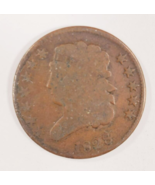 1828 Half Cent in About Good Condition, Good in Wear, Reverse Porosity - $49.50