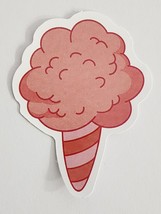 Pink Cotton Candy Multicolor Sticker Decal Super Cute Treat Embellishment Fun - £1.83 GBP