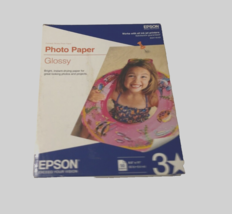 $9 Epson S041649 Glossy 60 lb. Photo Paper 50 Sheets 8.5 x 11 Old Stock New - £7.32 GBP