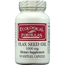 NEW Ecologcal Formulas Flax Seed Oil Organic Wheat/Yeast Free 90 Softgels - £12.65 GBP
