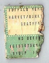 Grateful Dead Concert Ticket Stub Novembre 9 1979 Buffalo New York - $84.15