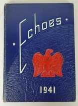 Vintage 1941 Echoes Yearbook Warren G Harding High School Warren Ohio - £7.78 GBP