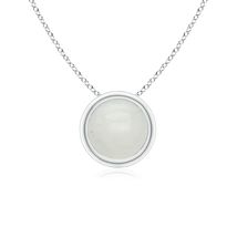ANGARA 0.8 Ct Moonstone Pendant Necklace for Women for Women in Sterling... - $198.55+